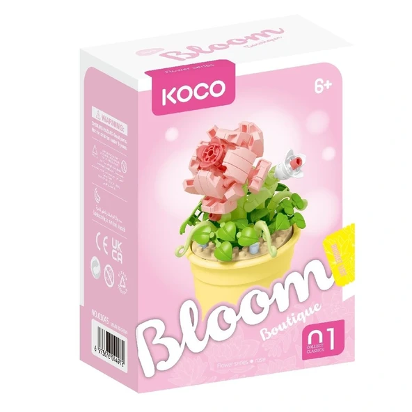 Saksı Çiçekleri Serisi 3D Puzzle - Resim 4