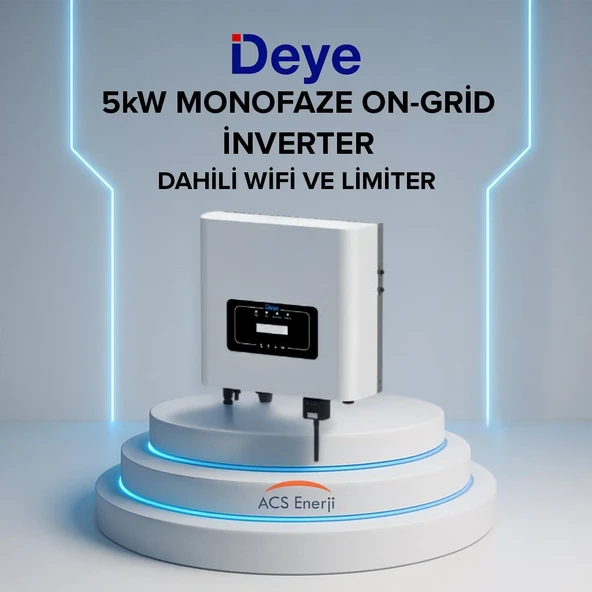 DEYE 5KW ON-GRİD MONOFAZE İNVERTER ürün görseli 1