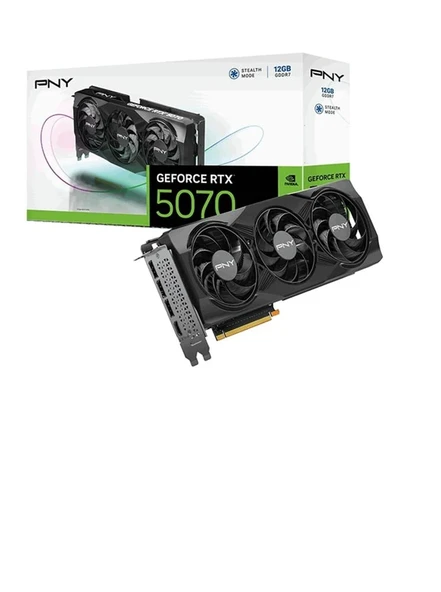 Pny GeForce RTX 5070 12GB GDDR7 HDMI, DisplayPort Ekran Kartı (VCG507012TFXPB1) ürün görseli 1