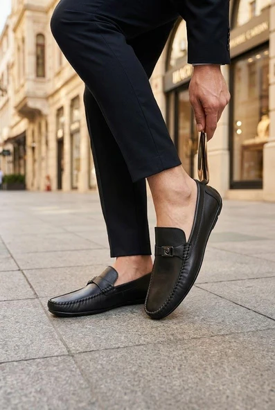 Pierre Cardin 90305 Rahat Esnek Hakiki Deri Erkek Loafer Ayakkabı ürün görseli 1
