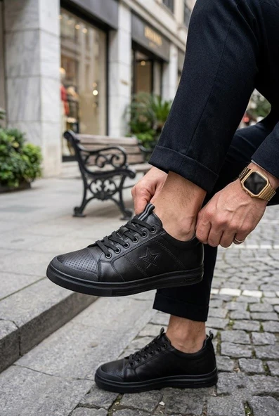 Pierre Cardin 10211 Rahat Esnek Orijinal Ürün Hakiki Deri Sneaker Erkek Ayakkabı ürün görseli 1