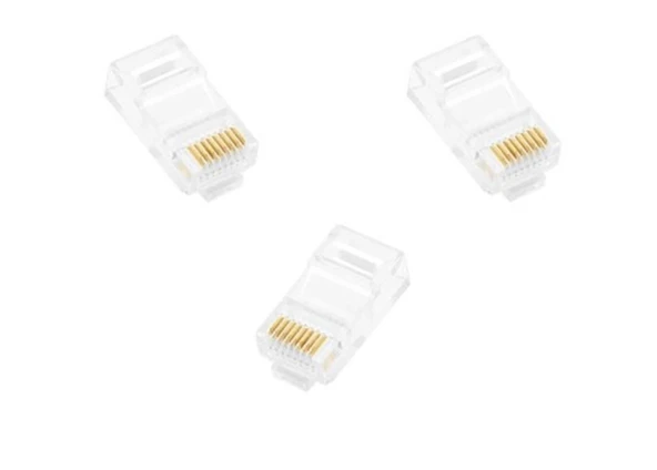 Frisby FNW-RJ4530N  RJ45 CAT5 Konnektör (Gold Plated) ürün görseli 1