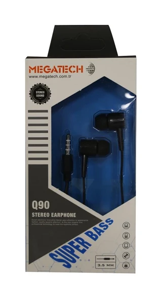 Megatech Q90 Mavi Mikrofonlu Kulaklık ürün görseli 1