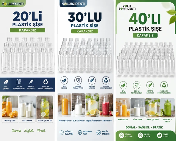 Pet şişe 330 CC. 40 adet ürün görseli 1