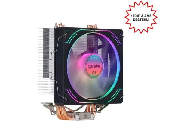 Frisby FCL-F1334C Intel 1366-115x-1200-1700-AMD AM2-AM2+-AM3-AM4-AM5 CPU FANI ürün görseli 1
