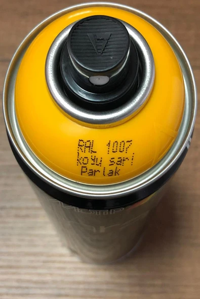 MOTİP CARAT RAL1007 Koyu Sarı Parlak Sprey Boya 400 ML ürün görseli 1