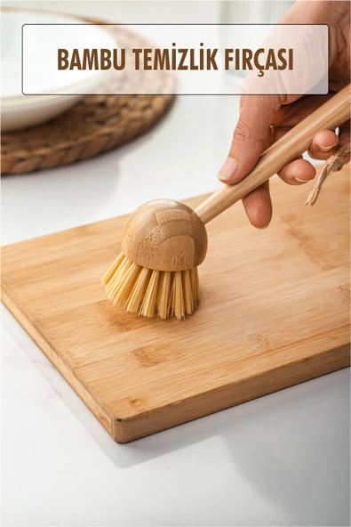 Bambu Temizlik Fırçası ürün görseli 1