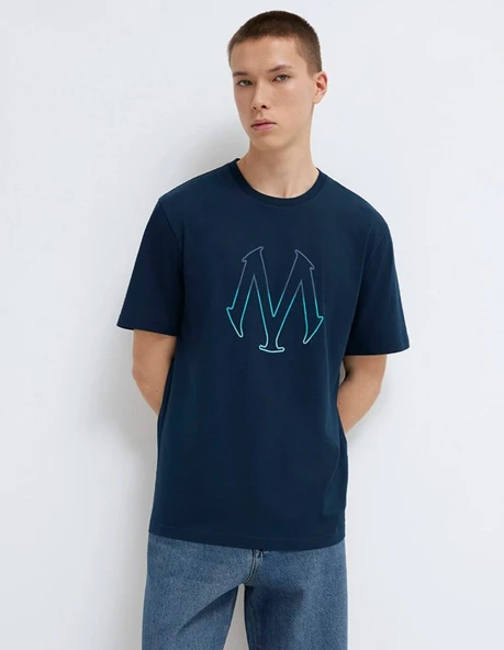 Mavi M0610635-70490 Mavi Mühür Logo Baskılı T-Shirt Erkek Tişort ürün görseli 1