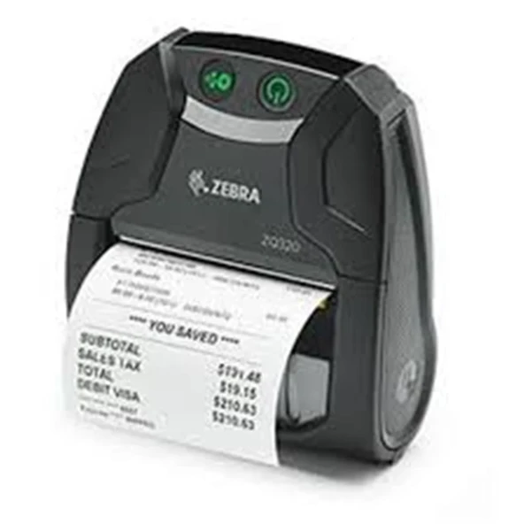 Zebra ZQ320 Mobil Etiket ve Fiş Yazıcı Bluetooth 3" 203 Dpı IP54. (iMZ320 Yerine) Şarj Kablosu Dahil ürün görseli 1