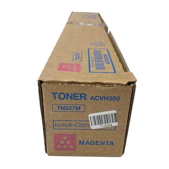 Konica Minolta TN-227M Magenta Kırmızı Orjinal Fotokopi Toneri Bizhup C257i 24.000 Sayfa ürün görseli 1
