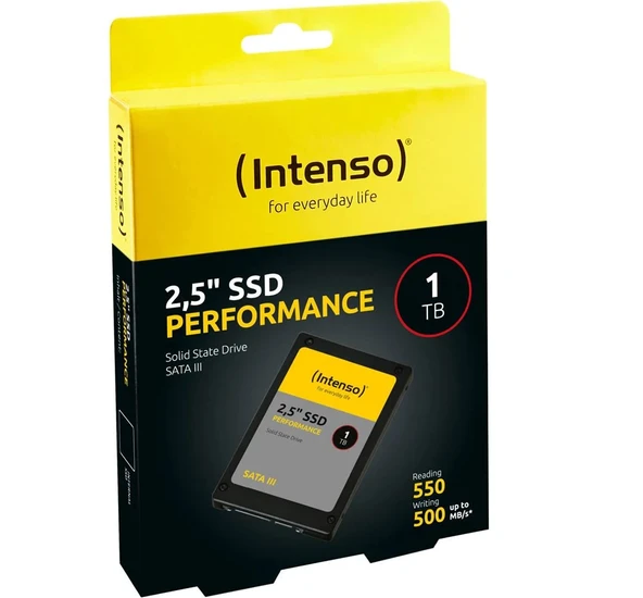 Intenso 1Tb 3812460 Top 550MB--500MB-s 2.5" Sata 3 Ssd ürün görseli 1