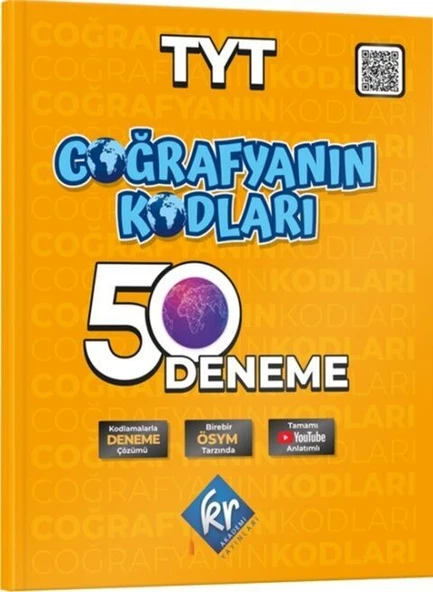 TYT Coğrafyanın Kodları Çözümlü 50 Deneme KR Akademi ürün görseli 1