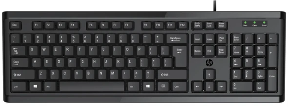 HP 6CB78PA K10 Kablolu Klavye ürün görseli 1