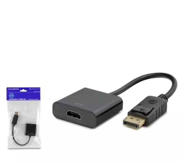 Hadron Hdx7767 Display To Hdmi F Çevirici 4K 30Hz Siyah ürün görseli 1