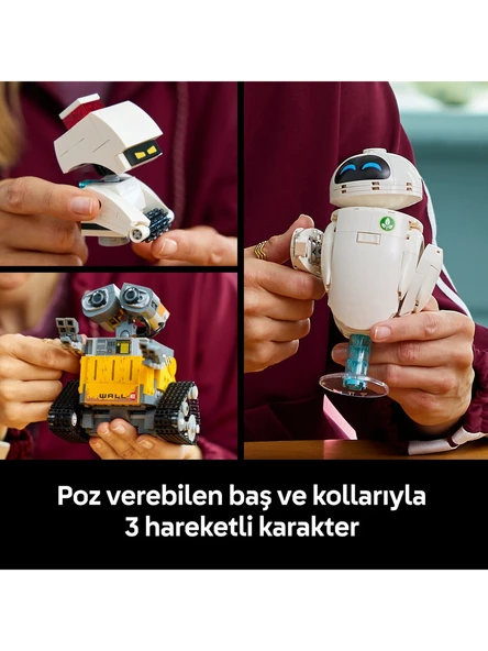 Lego 43279 Disney Wall-E ve Eve - Resim 6