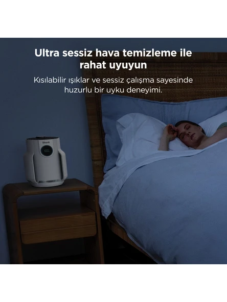 Shark NeverChange5 Compact Pro Beyaz Hava Temizleyici - Resim 5
