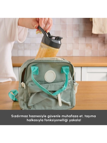 Karaca Retro Personal Kişisel Smoothie Blender Gri - Resim 7