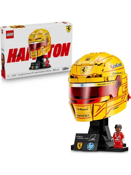 Lego 43022 Editions Scuderia Ferrari HP Lewis Hamilton Kaskı ürün görseli 1