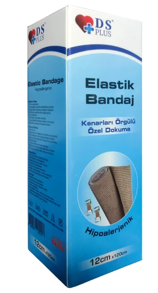 DS Plus Elastik Bandaj 12x120 cm ürün görseli 1