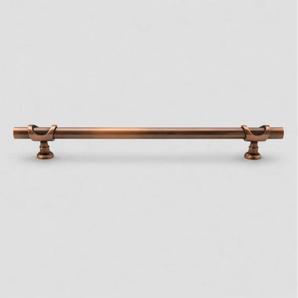 Arsin Düz Parlak Antik Bakır Çekmece Kulp 224 Mm Metal Dolap Kulbu Mutfak Banyo Gardırop ürün görseli 1