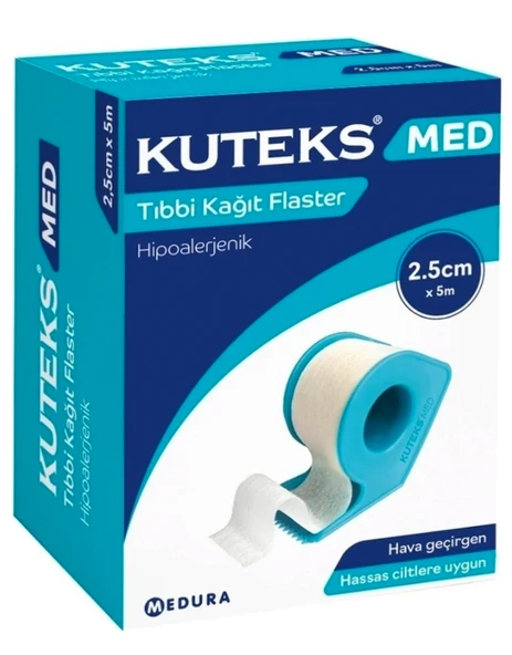Kuteks Med Kağıt Flaster 2,5 cm x 5 m ürün görseli 1