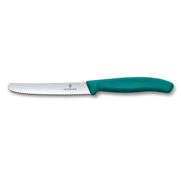 6.7834.C1 Swiss Classic 11cm Biftek & Pizza Bıçağı Yeşil ürün görseli 1