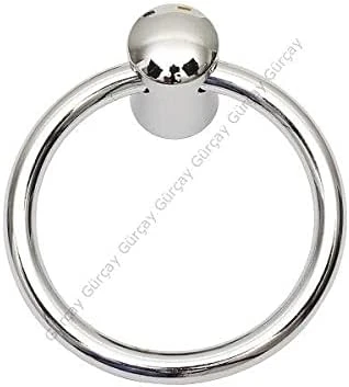Çekmece Kapak Kulpu Halka 60 Mm Krom (2 Adet) ürün görseli 1