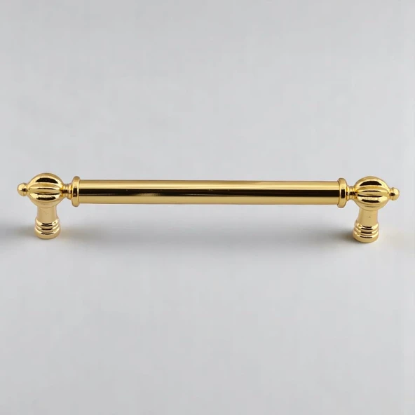 Defne Metal Gold Altın Kulp 160 Mm Mobilya Çekmece Mutfak Dolabı Dolap Kapak Kulpları Kulb Kulpu ürün görseli 1
