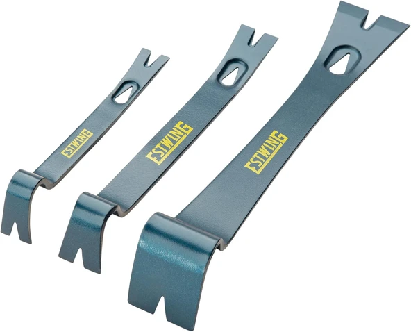 Estwing 3 Parça Levye Çubuğu Seti, 14-25.4 Cm, Dövme Çelik Çivi Çekici, Geniş İnce (Pb3Pc) ürün görseli 1