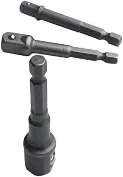 Troy T 26132 Lokma Adaptör Seti, 3 Parça, Gri ürün görseli 1