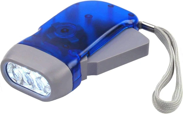 Digiflex Batterielose Led-El Feneri, Dynamo 3 Led Kamp Için ürün görseli 1