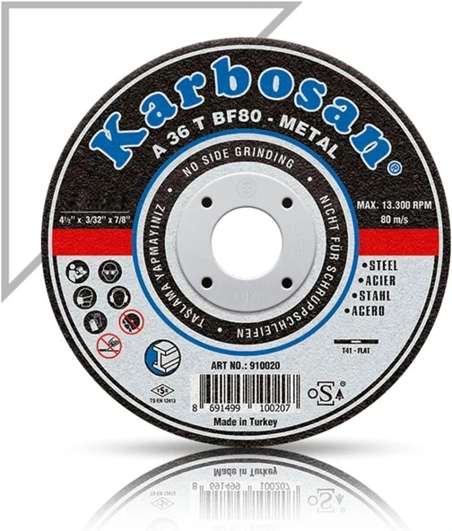 Karbosan Metal Taş 115 Nk - 115X3.22-5 Adet ürün görseli 1