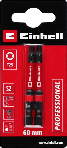 Torx Bits Uç 60 Mm T25 S2 2 Adet - 49132180 ürün görseli 1
