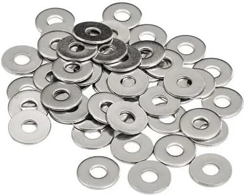 Made 3/16" İnç Metal Vida Pulu, Çok Amaçlı Montaj Tamir İçin Dayanıklı Düz Pul Serisi (100) ürün görseli 1