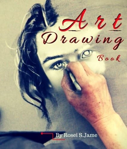 Drawing Book : Blank Book Draw White Paper Large Size 120 Page: Decorative Creative Paper ürün görseli 1