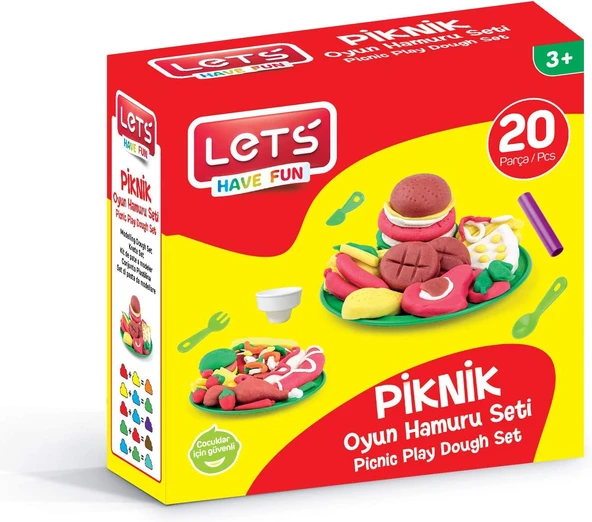 Oyun Hamuru Piknik Seti 20 Parça L8595 ürün görseli 1