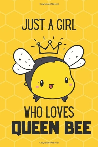 Just A Girl Who Loves Queen Bee Sketckbook: Great Sketchbook Gift For Any Bee Lover, Perfect Gift For Womens,Girls And Kids - Bee Sketch Book For Drawing And Sketching- 110 Blank Drawing Paper ürün görseli 1
