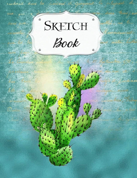Sketch Book: Cactus | Sketchbook | Scetchpad For Drawing Or Doodling | Notebook Pad For Creative Artists | #4 ürün görseli 1