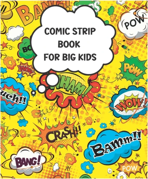 Independently Published Comic Book: Blank Comic Strips: Make Your Own Comics With This Comic Book Drawing Paper - Multi Panels (Blank Comic Books) ürün görseli 1