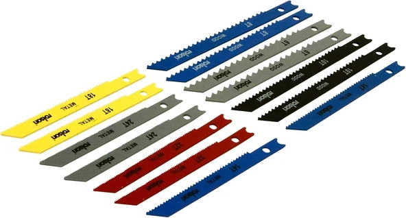 Rolson 58934 14 Pc Jigsaw Blade Assortment ürün görseli 1