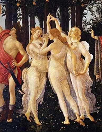 Botticelli Sketchbook #3: Cool Artist Gifts - Primavera Sandro Botticelli Sketchbooks For Artists Adults And Kids To Draw In 8.5X11" 100 Blank Pages ürün görseli 1