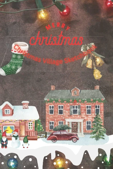 Christmas Village Sketchbook 6 X 9 100 Pages ürün görseli 1