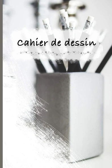 Cahier De Dessin: Carnet De Dessin Pour Artiste - Grands Papiers Blancs Pour Dessin (Carnet Vide De 100 Pages) - 5,24 Cm X 22,86 Cm (6 Po X 9 Po) ürün görseli 1