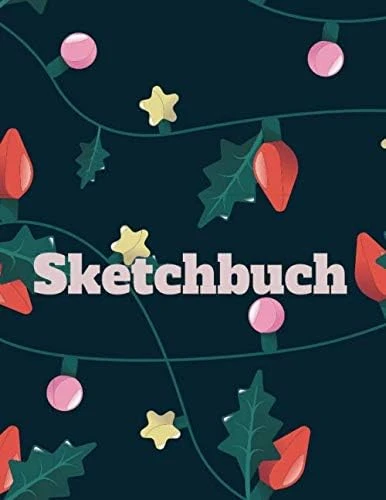 Sketchbuch: Muster Heft Mit Den Blanko Seiten Für Skizzen Zeichnen Und Malen - Tolles Adventsgeschenk ürün görseli 1