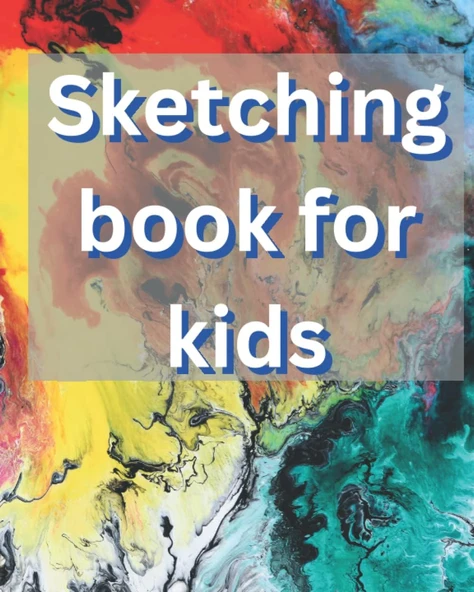 Sketching Material: Large Sketch Book For Drawing And Writing Journals (120 Pages) 8 By 10 Inches ürün görseli 1