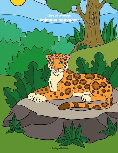 Livre De Coloriage Animaux Sauvages 4 ürün görseli 1