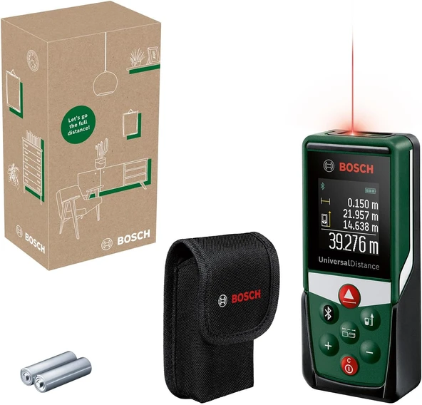 Plr 40 C Uzaklık Ölçer (40 M'Ye Kadar Mesafeyi Hassas Ölçme, Bluetooth Bağlantısı, Ölçüm Fonksiyonları) ürün görseli 1