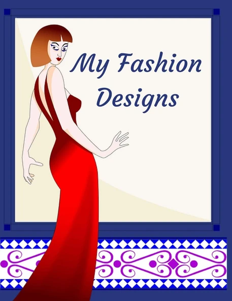My Designs: 8.5" X 11'' - White Paper With Outer Frame - 100 Sheets/200 Pages ürün görseli 1