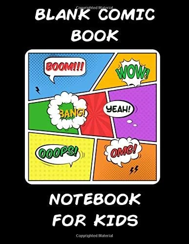 Blank Comic Book: Comic Book For Kids Different Panels For Creativity 8.5X11 320 Page (160 Sheets) ürün görseli 1