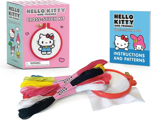 Hello Kitty And Friends Cross-Stitch Kit ürün görseli 1